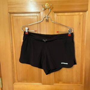 Patagonia Women's 3” running shorts,  Black, small